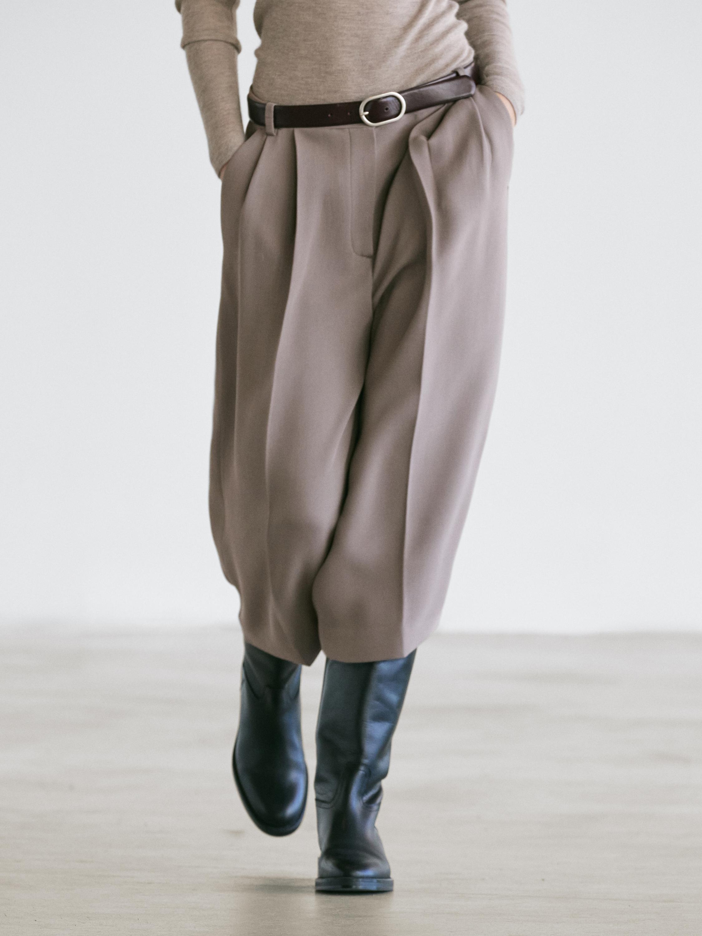 Bermuda fluide long et large